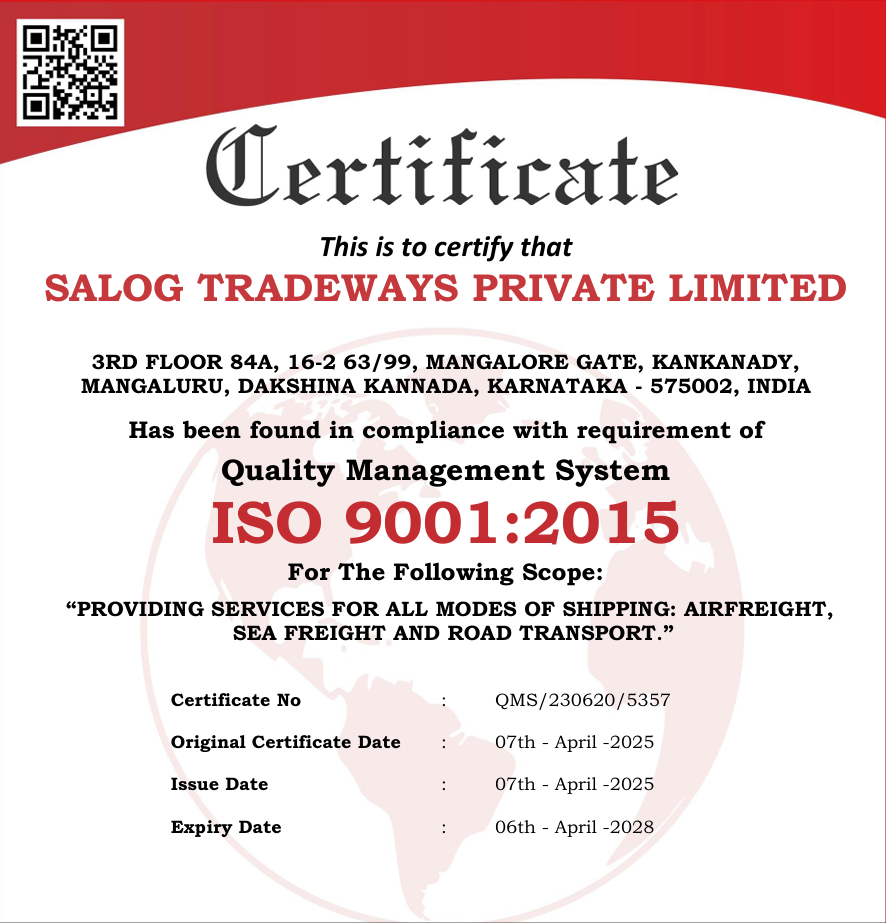 5357 9K Salog Tradeways Private Limited